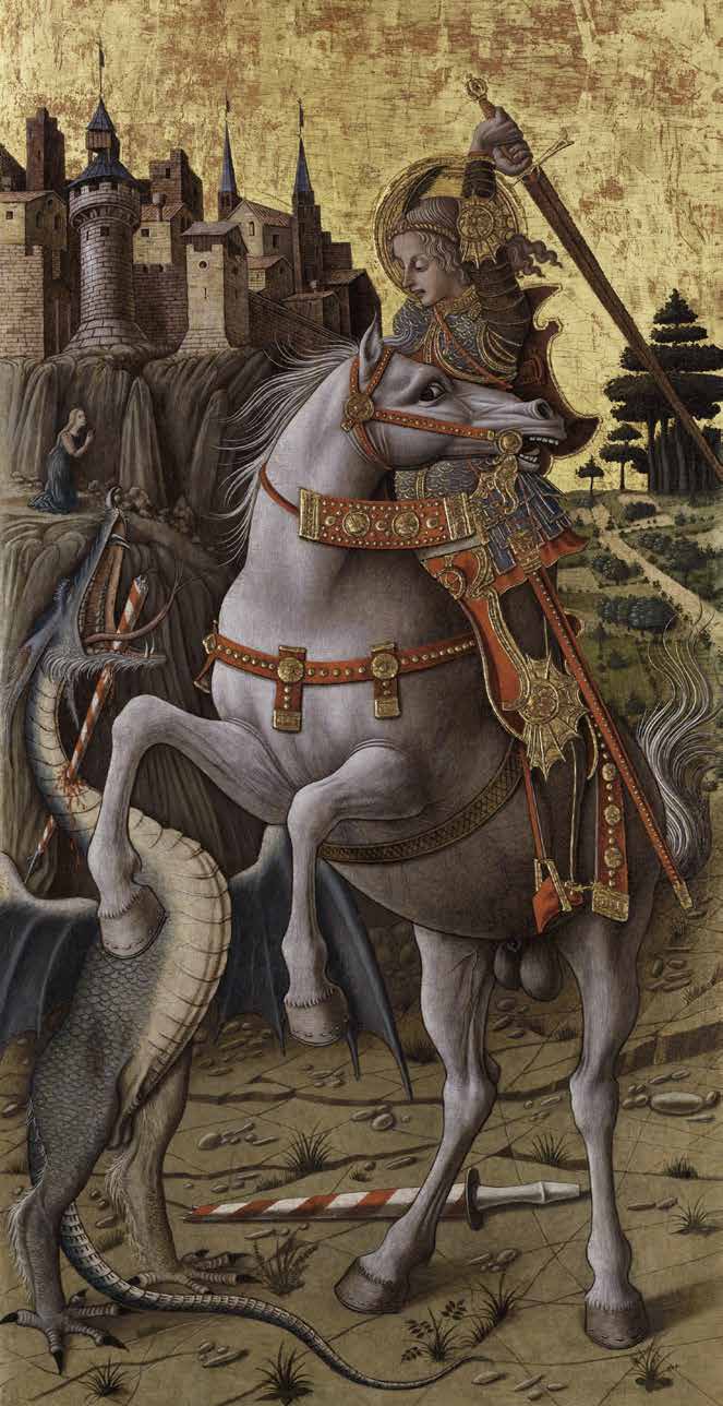 St. George slaying the dragon, c.1470