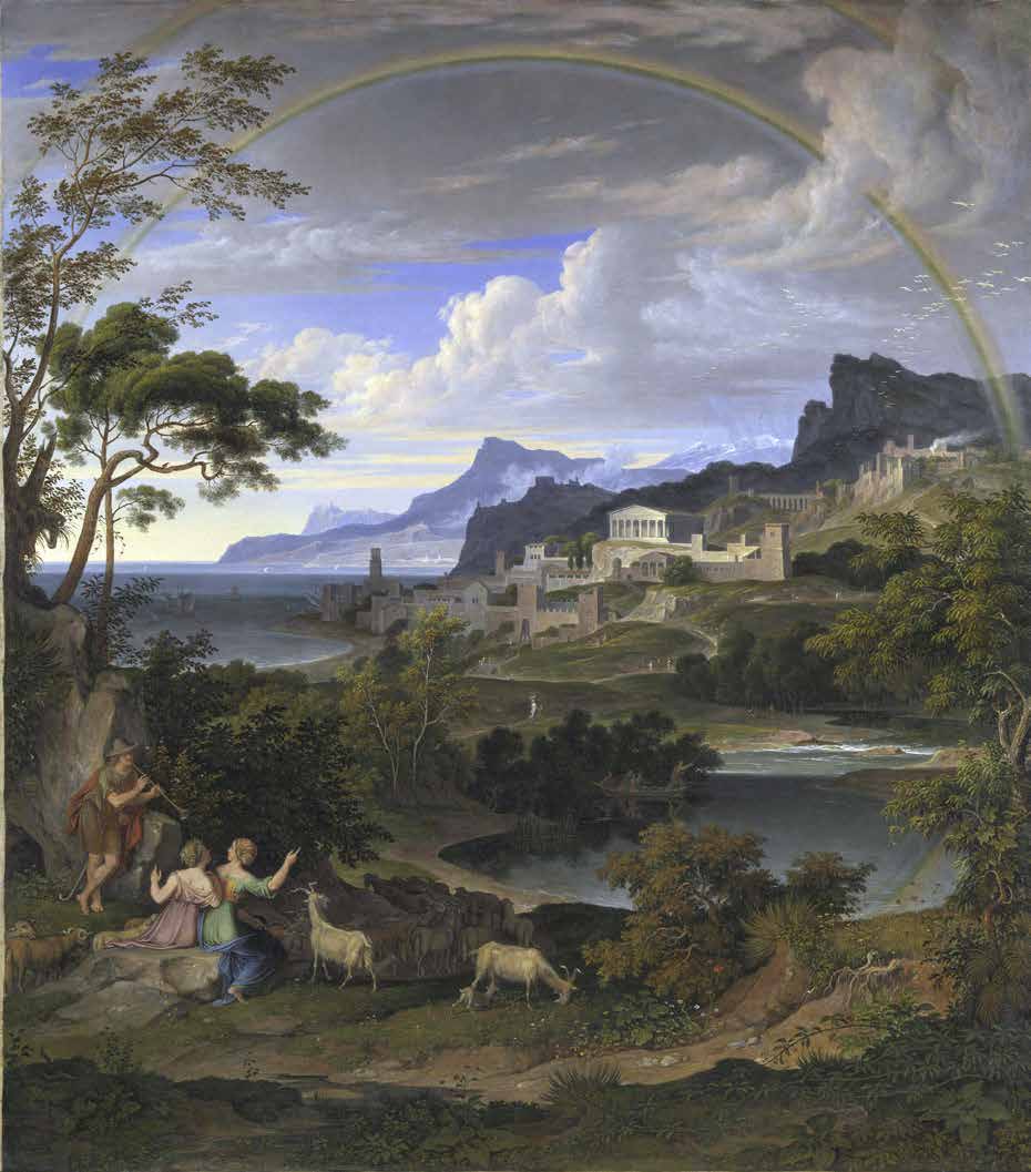Heroic landscape with a rainbow, 1824