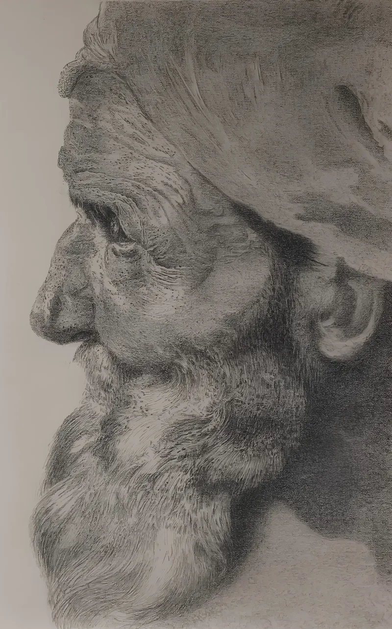 A Meditation on Saint Jerome - Eric Fonteneau d’après Ribera