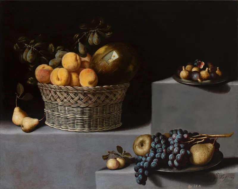 Still Life with Basket and Fruit